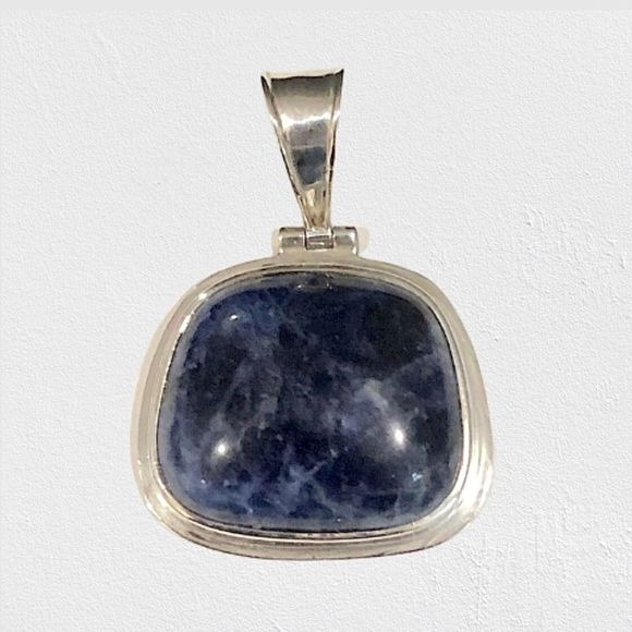 SILPADA Sterling Silver Blue Sodalite Pendant - Picture 2 of 4